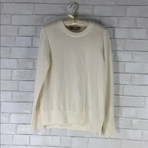 NWOT Everlane Ivory Lightweight Knit Sweater - Picture 7 of 13